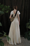 Mutedance 24 Spring/Summer Shell Sleeve Waist Dress MD-MD24SS14-HOARY PM137